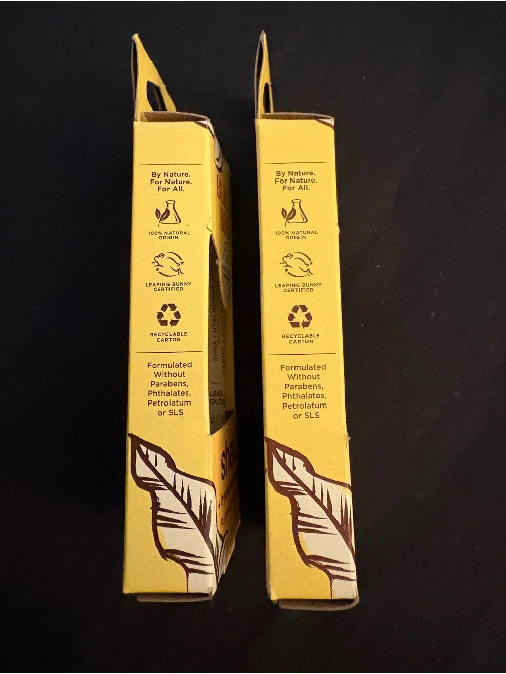 Burt’s Bees two pack Plumping Lip Serum w/Shea & Hyaluronic Acid NIB color clear